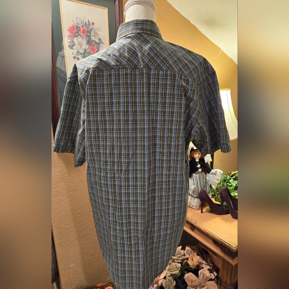 Timberland Mens Medium Plaid shirt - Picture 2 of 5